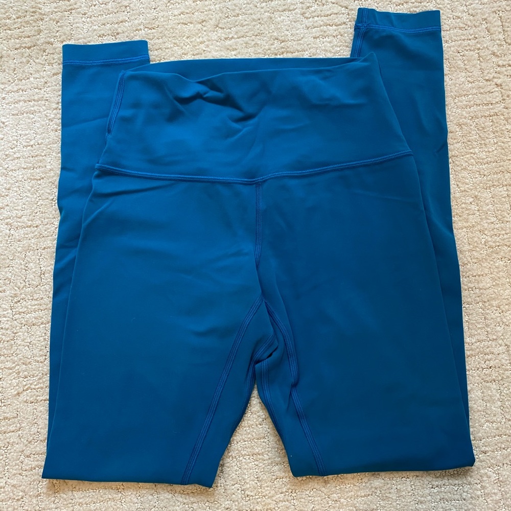 Lululemon “align” 28” leggings (teal 6)